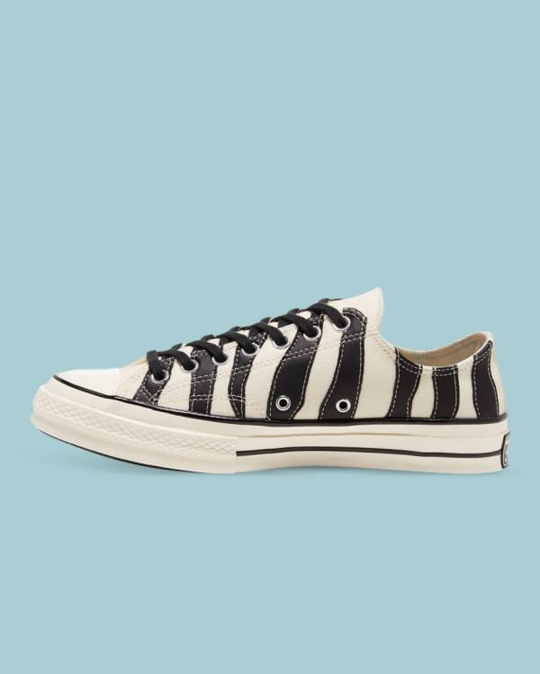 Converse Chuck 70 Archive Zebra Overlay Sneakers Low Beige | CV-189IRG