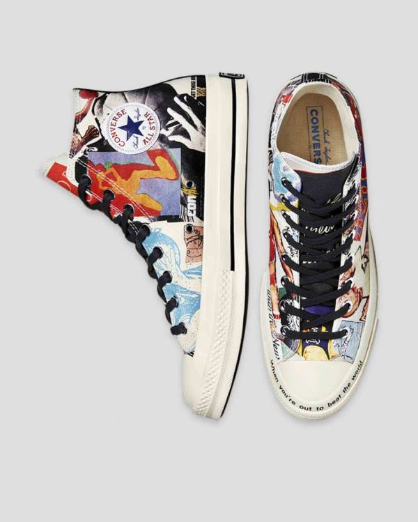 Converse Chuck 70 Beat The World Sneakers High Flerfarvede | CV-051DEM