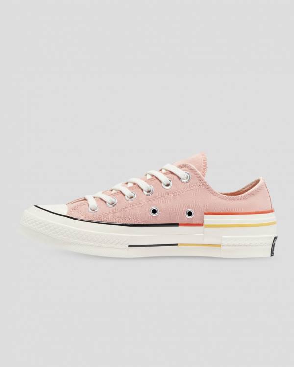 Converse Chuck 70 Colour Block Sneakers Low Lyserød | CV-128DFK