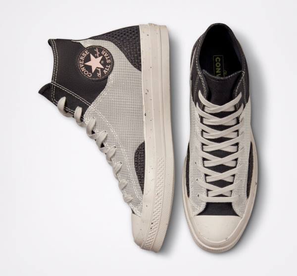 Converse Chuck 70 Crafted Canvas Sneakers High Brune | CV-019ITG