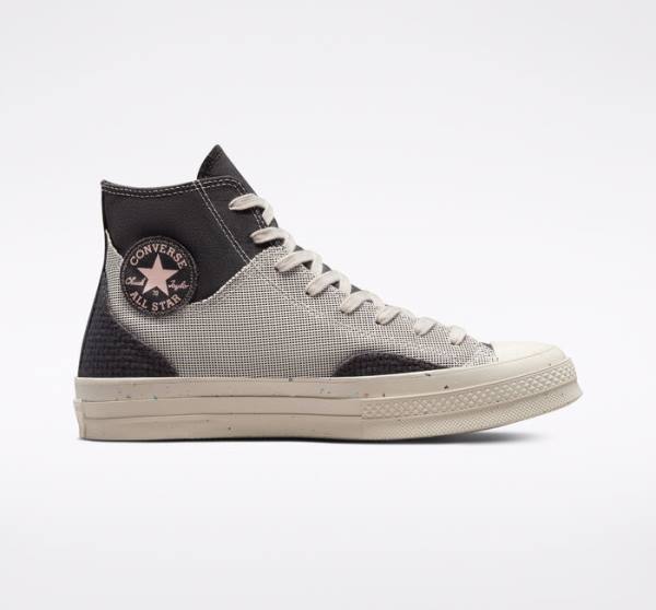 Converse Chuck 70 Crafted Canvas Sneakers High Brune | CV-104FUX