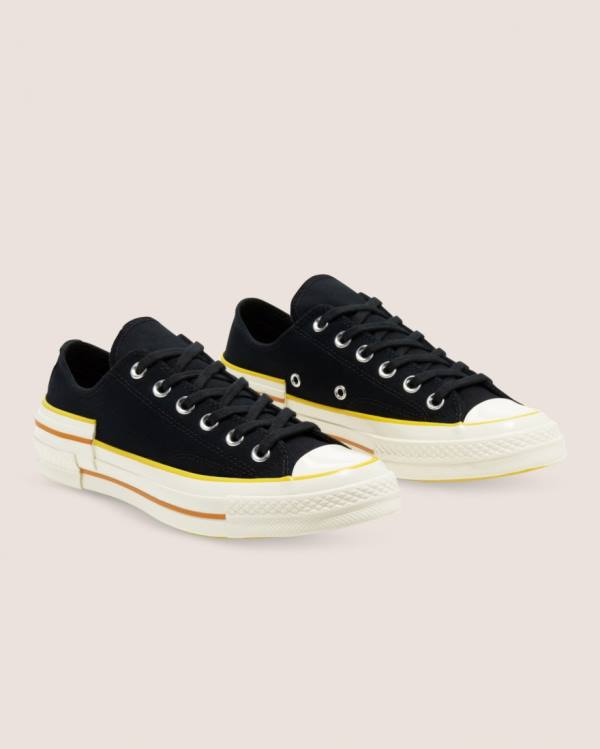 Converse Chuck 70 Hacked Heel Sneakers Low Sort | CV-093BKU