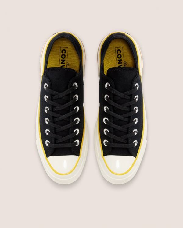 Converse Chuck 70 Hacked Heel Sneakers Low Sort | CV-093BKU