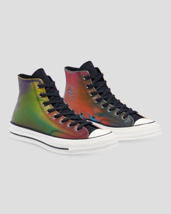 Converse Chuck 70 Iridescent Sneakers High Sort | CV-129QDK