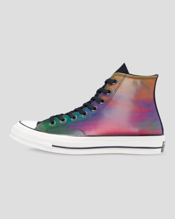 Converse Chuck 70 Iridescent Sneakers High Sort | CV-129QDK