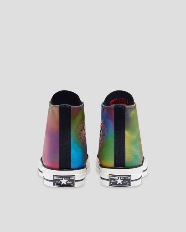 Converse Chuck 70 Iridescent Sneakers High Sort | CV-129QDK