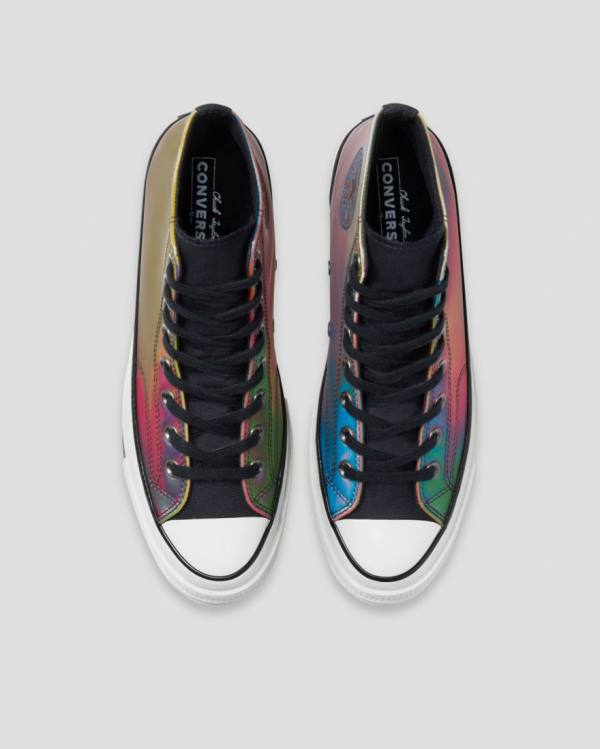 Converse Chuck 70 Iridescent Sneakers High Sort | CV-129QDK