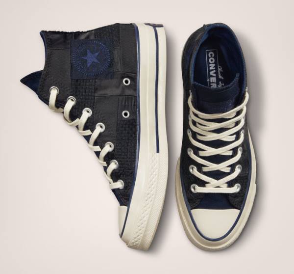 Converse Chuck 70 It's Possible Sneakers High Sort Mørkeblå | CV-074BXG