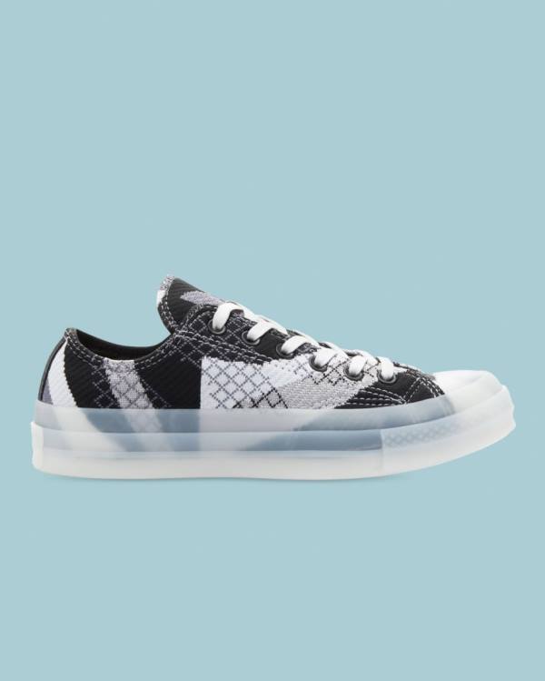 Converse Chuck 70 Knit Print Sneakers Low Sort | CV-293PNJ