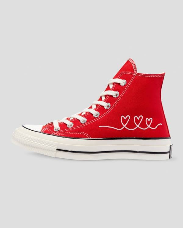 Converse Chuck 70 Love Thread Sneakers High Rød | CV-934NOJ