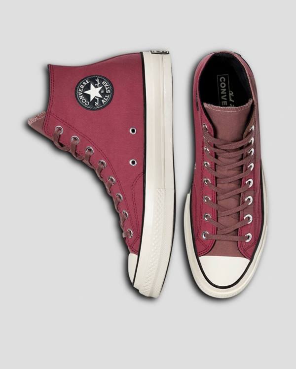 Converse Chuck 70 Natural Dye Sneakers High Bordeaux | CV-654JQO