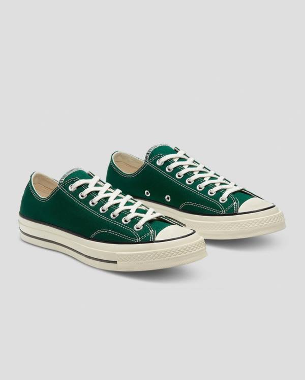 Converse Chuck 70 Organic Canvas Sneakers Low Grøn | CV-287KVX