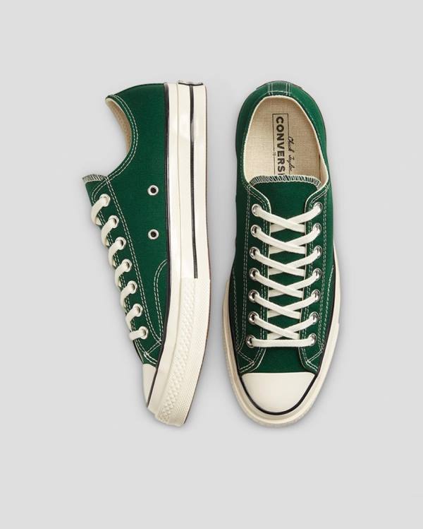 Converse Chuck 70 Organic Canvas Sneakers Low Grøn | CV-287KVX