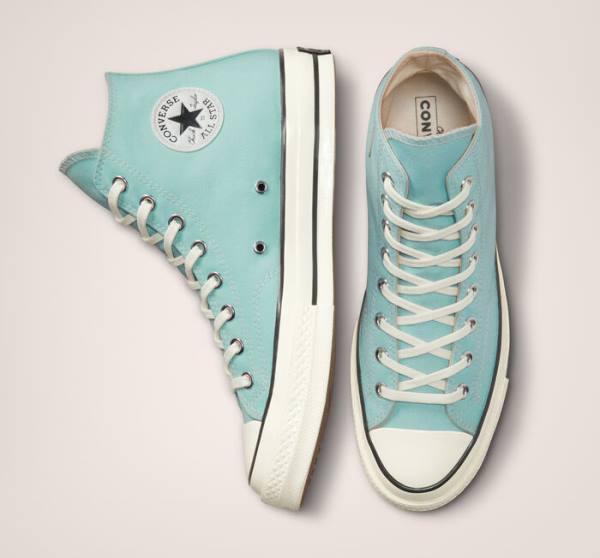 Converse Chuck 70 Pastel Polyester Sneakers High Sort | CV-215YDZ