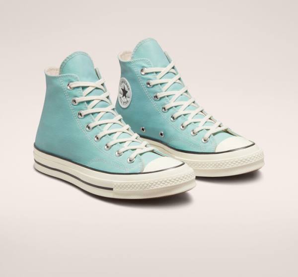 Converse Chuck 70 Pastel Polyester Sneakers High Sort | CV-215YDZ