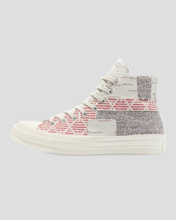 Converse Chuck 70 Patchwork Sneakers High Lyserød Grå | CV-742RWF