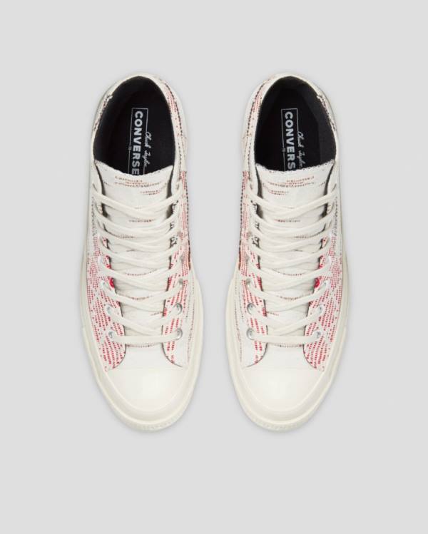 Converse Chuck 70 Patchwork Sneakers High Lyserød Grå | CV-742RWF