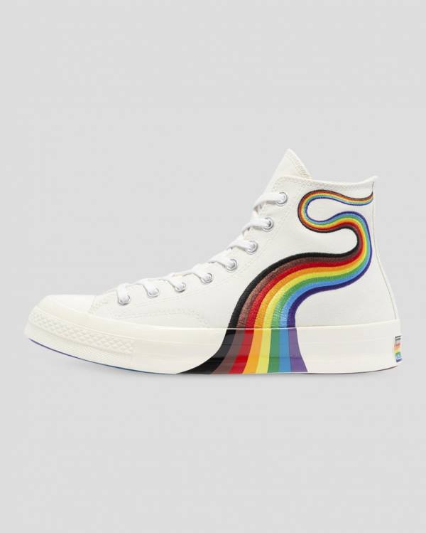 Converse Chuck 70 Pride Sneakers High Beige | CV-136SYF