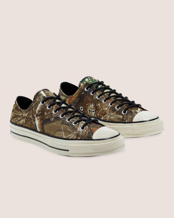 Converse Chuck 70 Realtree Edge Camo Print Utility Sneakers Low Brune | CV-567THS