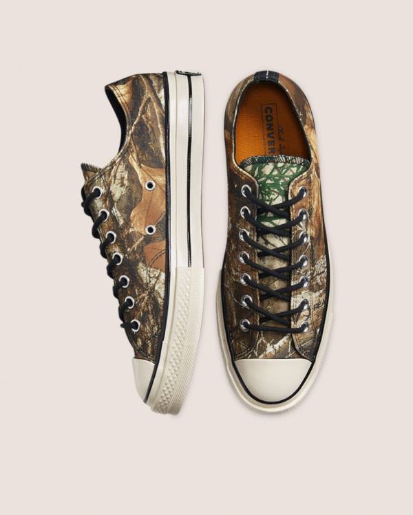 Converse Chuck 70 Realtree Edge Camo Print Utility Sneakers Low Brune | CV-567THS