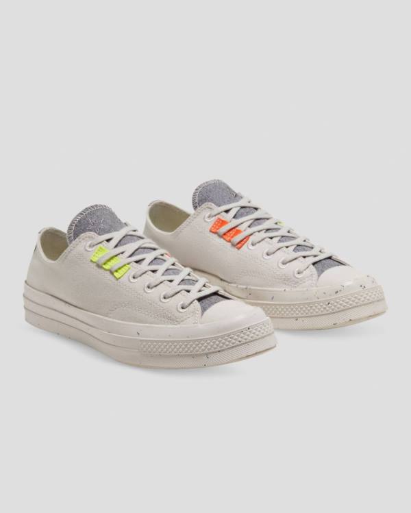 Converse Chuck 70 Renew Regrind Foxing Sneakers Low Beige | CV-068EUQ