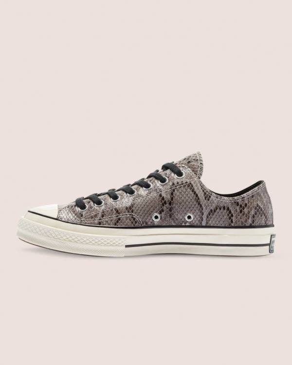 Converse Chuck 70 Reptile Ruskind Sneakers Low Grå | CV-260UHV