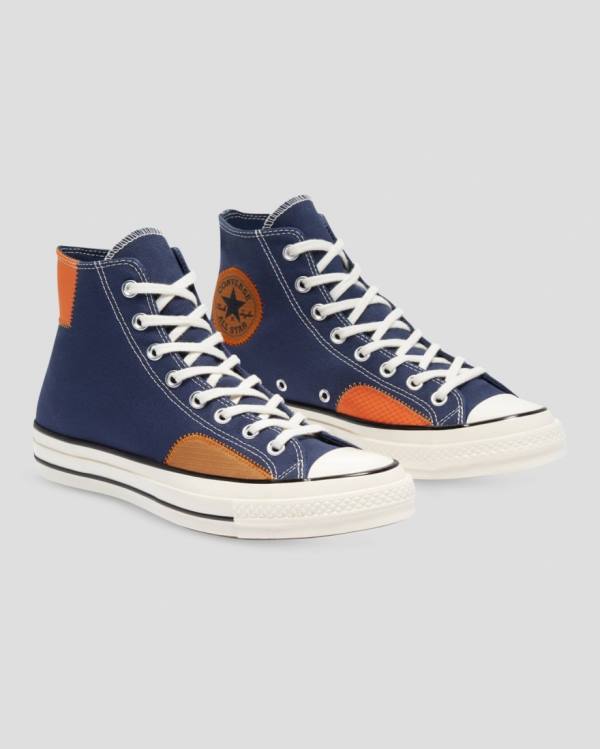 Converse Chuck 70 Ripstop Sneakers High Blå | CV-069RDO