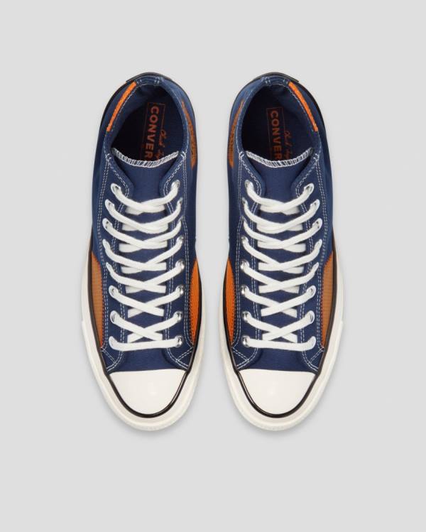 Converse Chuck 70 Ripstop Sneakers High Blå | CV-069RDO