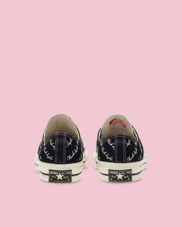 Converse Chuck 70 Signature Sneakers Low Sort | CV-145IEP