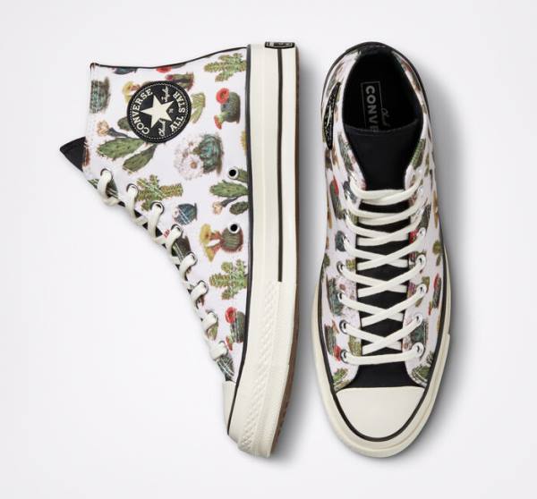 Converse Chuck 70 Succulents Sneakers High Sort | CV-491KHT