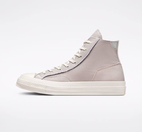 Converse Chuck 70 Tearaway Sneakers High Lysesølv Lyserød | CV-187CXN