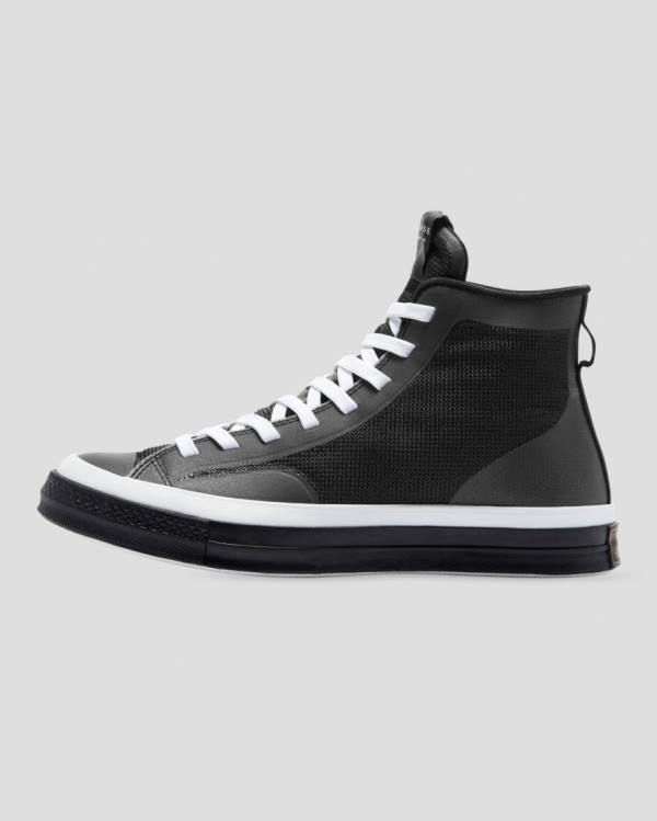 Converse Chuck 70 Then & Now Sneakers High Sort Hvide | CV-483EBD