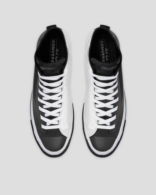 Converse Chuck 70 Then & Now Sneakers High Sort Hvide | CV-860BUQ