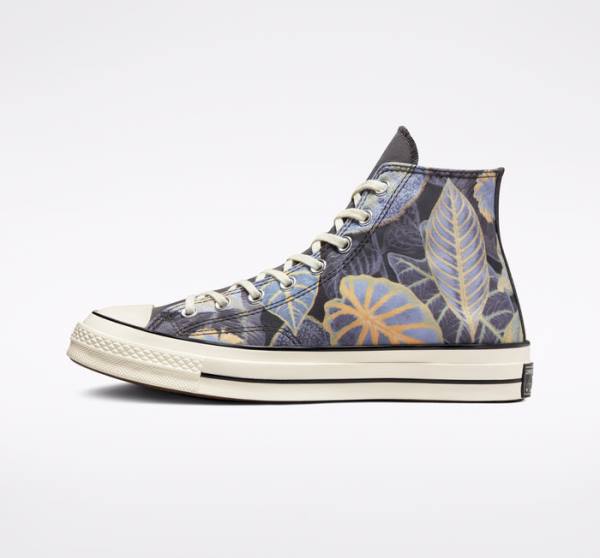 Converse Chuck 70 Tropical Leaf Sneakers High Sort | CV-038PGY