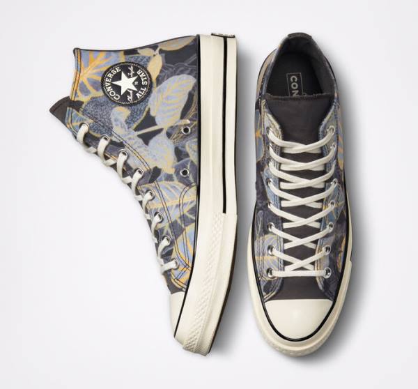 Converse Chuck 70 Tropical Leaf Sneakers High Sort | CV-038PGY