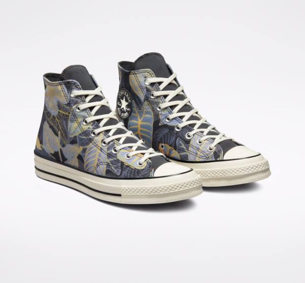 Converse Chuck 70 Tropical Leaf Sneakers High Sort | CV-038PGY