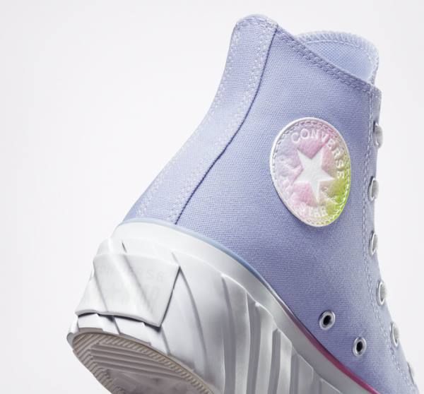 Converse Chuck Taylor All Star 2X Lift Platform Pastel Gradient Sneakers High Blå Hvide | CV-216BPU