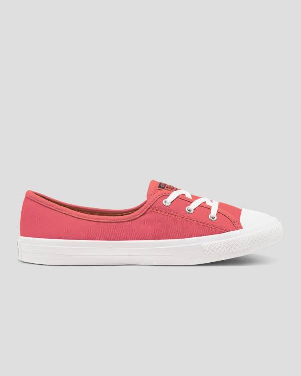 Converse Chuck Taylor All Star Ballet Seasonal Colour Sneakers Low Lyserød | CV-069GHP