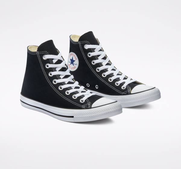 Converse Chuck Taylor All Star Black Sneakers High Sort | CV-701ZUG