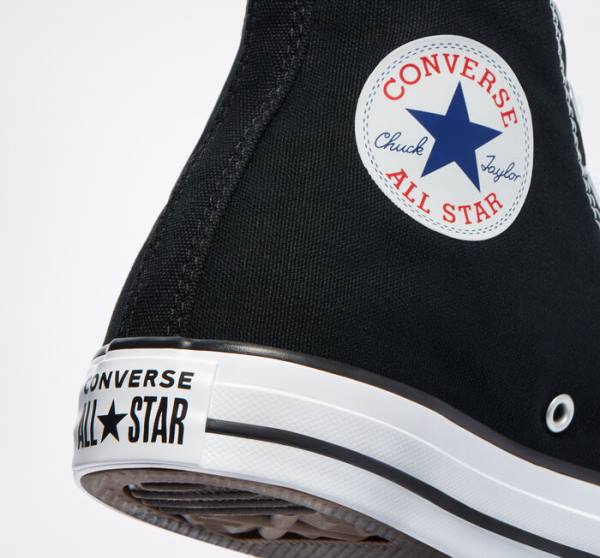 Converse Chuck Taylor All Star Black Sneakers High Sort | CV-701ZUG