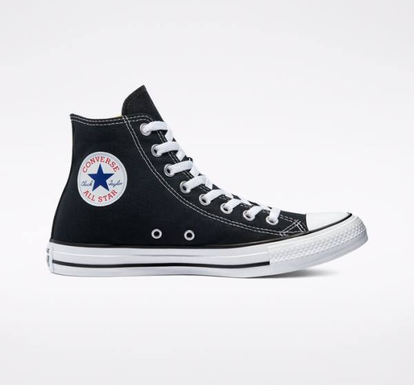 Converse Chuck Taylor All Star Black Sneakers High Sort | CV-701ZUG