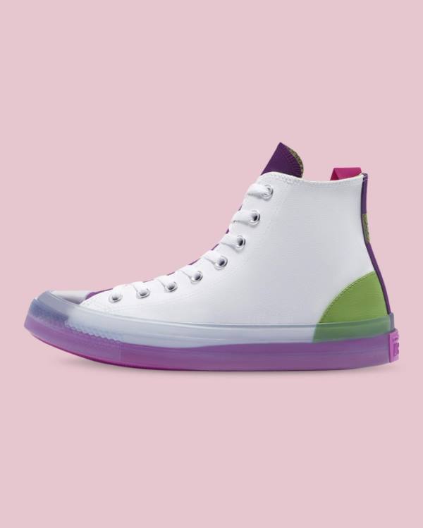 Converse Chuck Taylor All Star CX Blocked Sneakers High Hvide | CV-120EJU