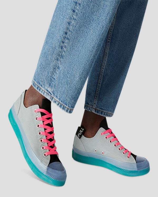 Converse Chuck Taylor All Star CX Pull Tab Sneakers Low Grå | CV-439ETR