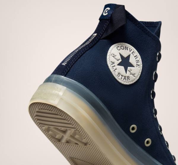 Converse Chuck Taylor All Star CX Seasonal Color Sneakers High Mørkeblå Obsidian | CV-482KAM