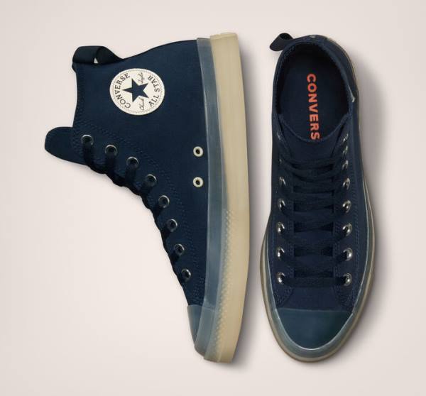 Converse Chuck Taylor All Star CX Seasonal Color Sneakers High Mørkeblå Obsidian | CV-482KAM