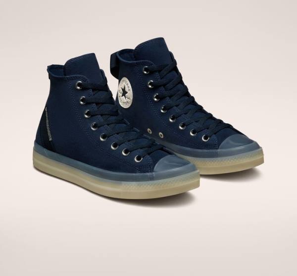 Converse Chuck Taylor All Star CX Seasonal Color Sneakers High Mørkeblå Obsidian | CV-482KAM