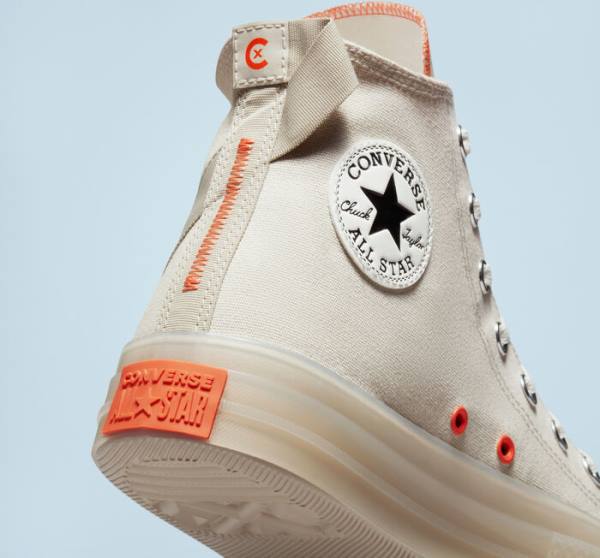 Converse Chuck Taylor All Star CX Stretch Canvas Sneakers High Brune Mango | CV-896WJF