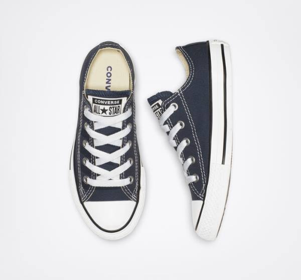 Converse Chuck Taylor All Star Classic Sneakers Low Mørkeblå | CV-609UOJ