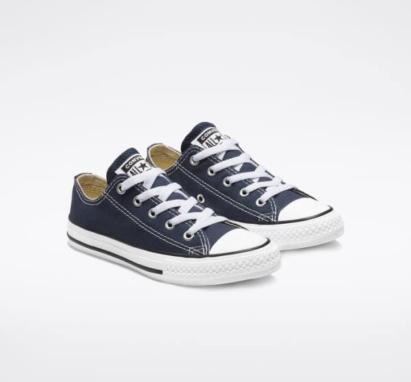 Converse Chuck Taylor All Star Classic Sneakers Low Mørkeblå | CV-609UOJ