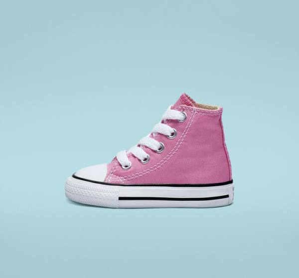 Converse Chuck Taylor All Star Classic Sneakers High Lyserød | CV-740OTD